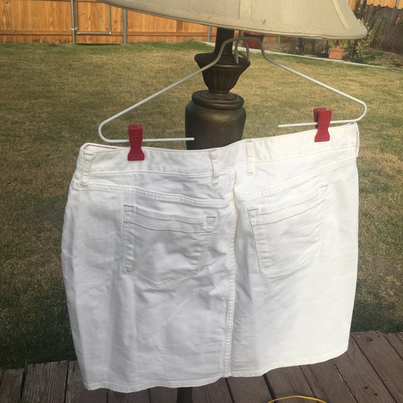 Eddie Bauer Mini White Skirt Size 14. - Picture 3 of 7